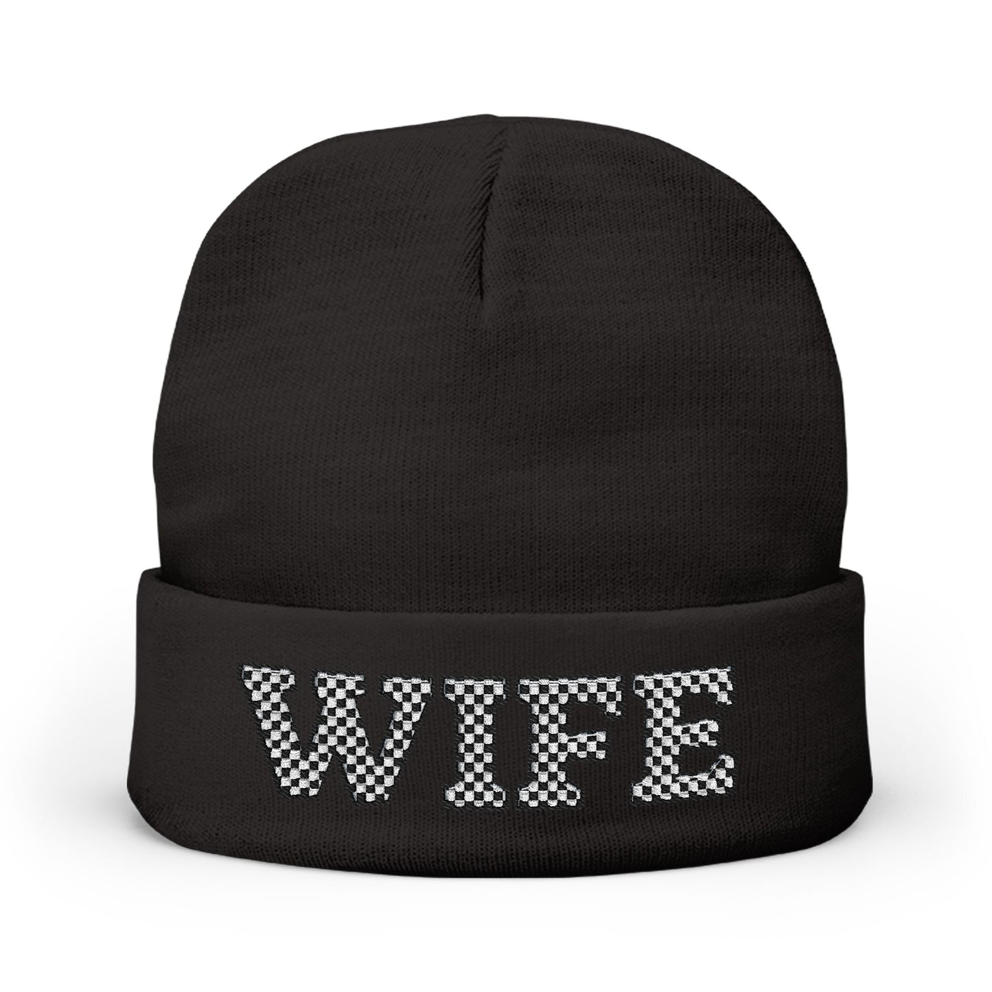 WIFE Embroidered Beanie, Winter Hats, MRMRSJAMESON Hats