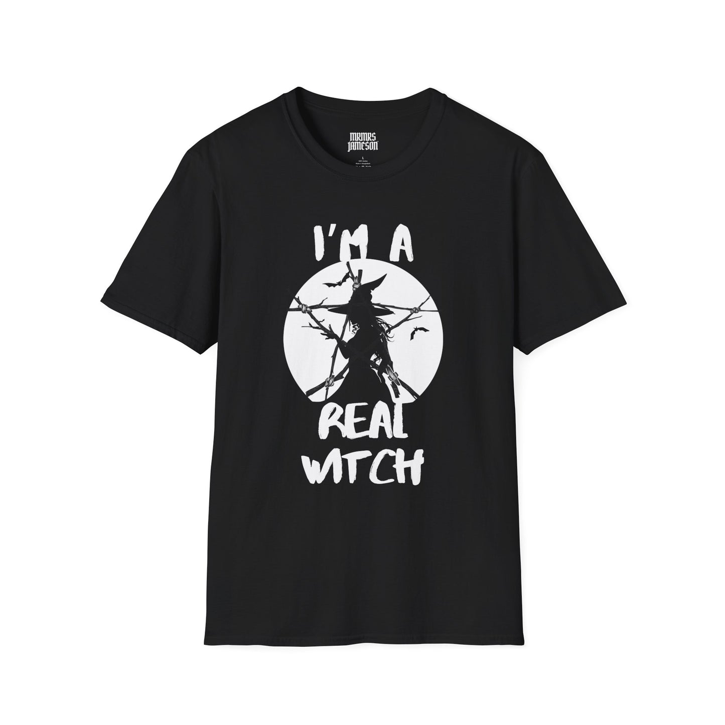 I’m a Real Witch Halloween T-Shirt, MRMRSJAMESON