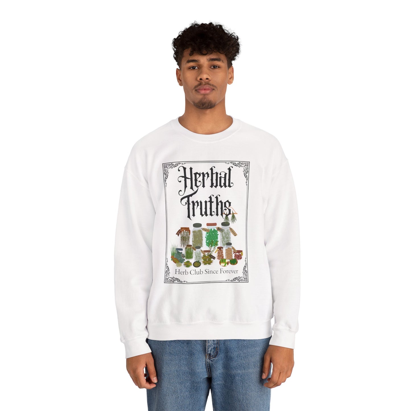 Herbal Truths Crewneck Sweatshirt | MRMRSJAMESON | Herbalist, Botanical, Holistic, Nature