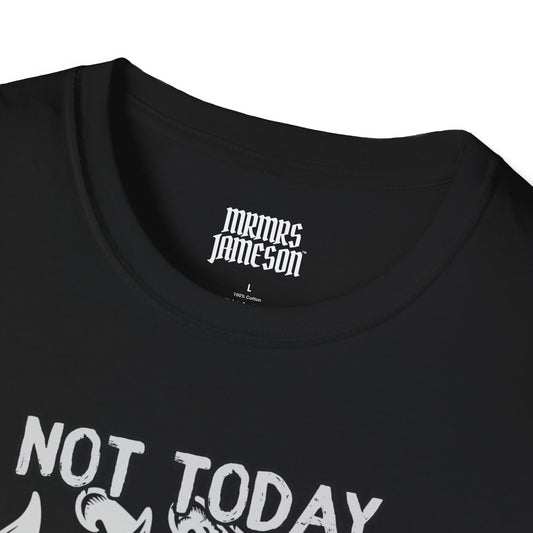 Not Today Satan T-Shirt, MRMRSJAMESON Shirts