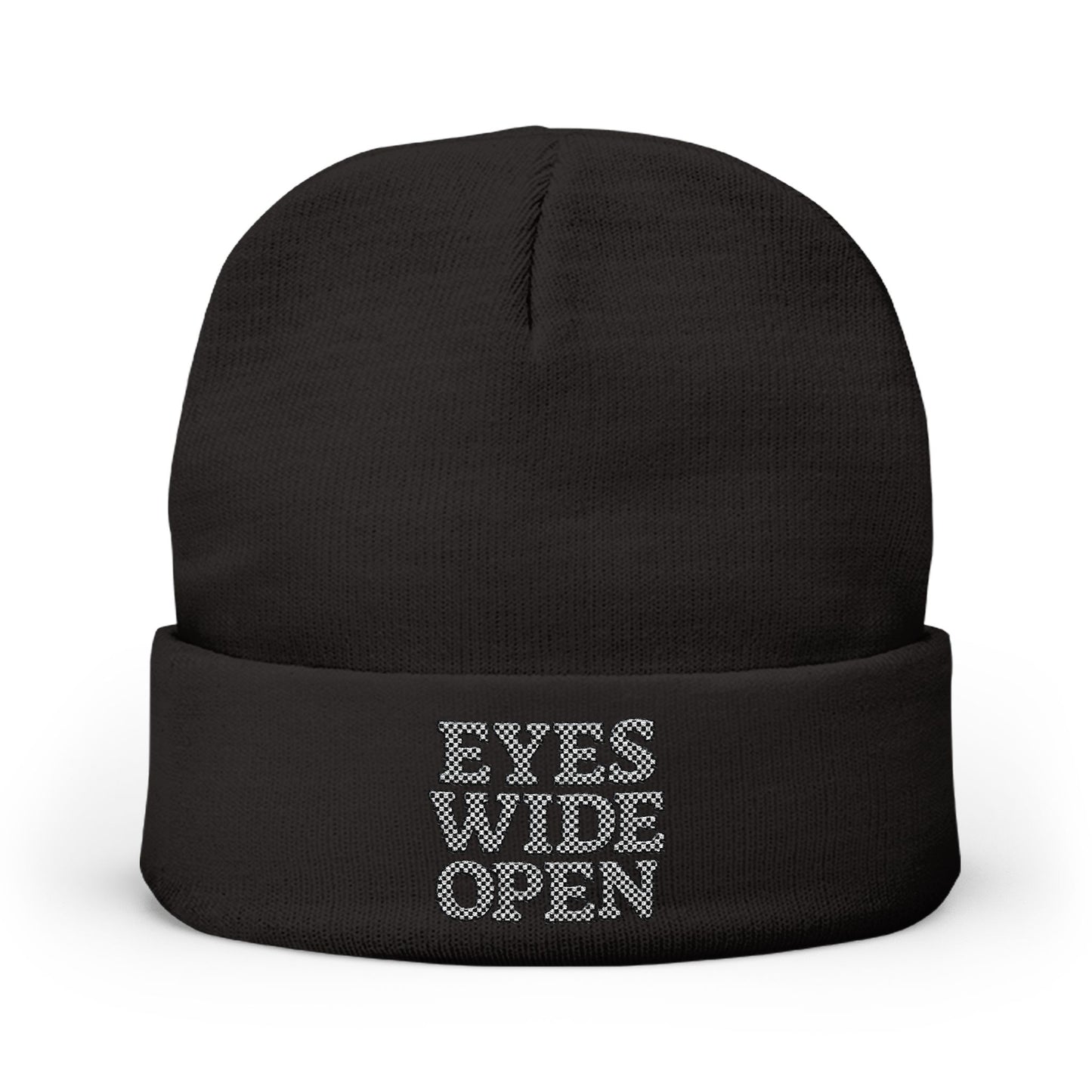 Eyes Wide Open Embroidered Beanie, Winter Hats, MRMRSJAMESON Hats