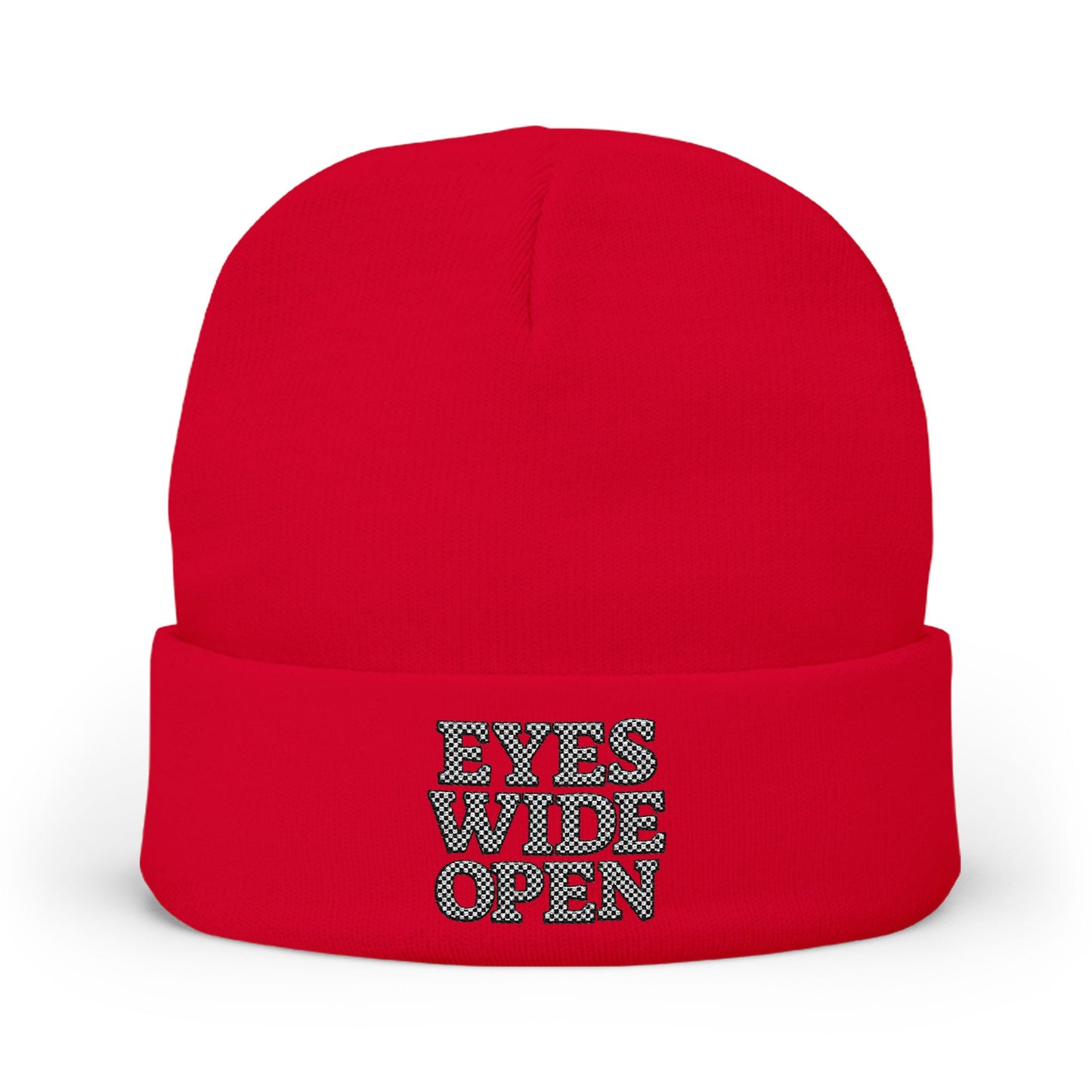 Eyes Wide Open Embroidered Beanie, Winter Hats, MRMRSJAMESON Hats