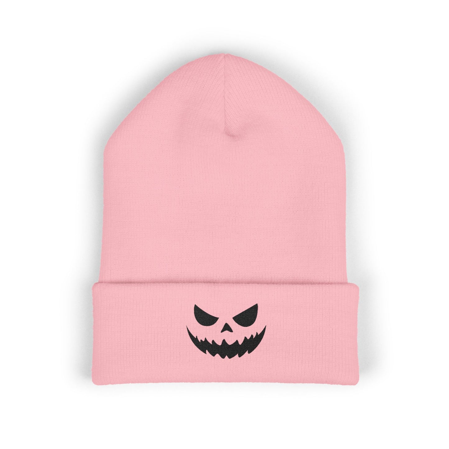 Spooky Pumpkin Embroidered Beanie, Halloween Hat, MRMRSJAMESON
