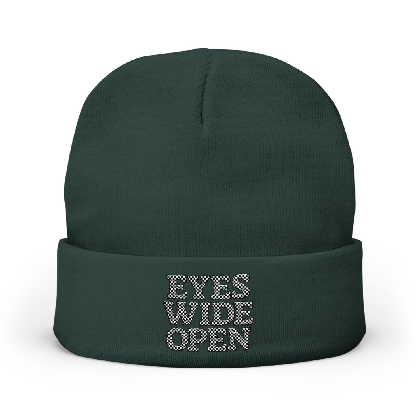Eyes Wide Open Embroidered Beanie, Winter Hats, MRMRSJAMESON Hats
