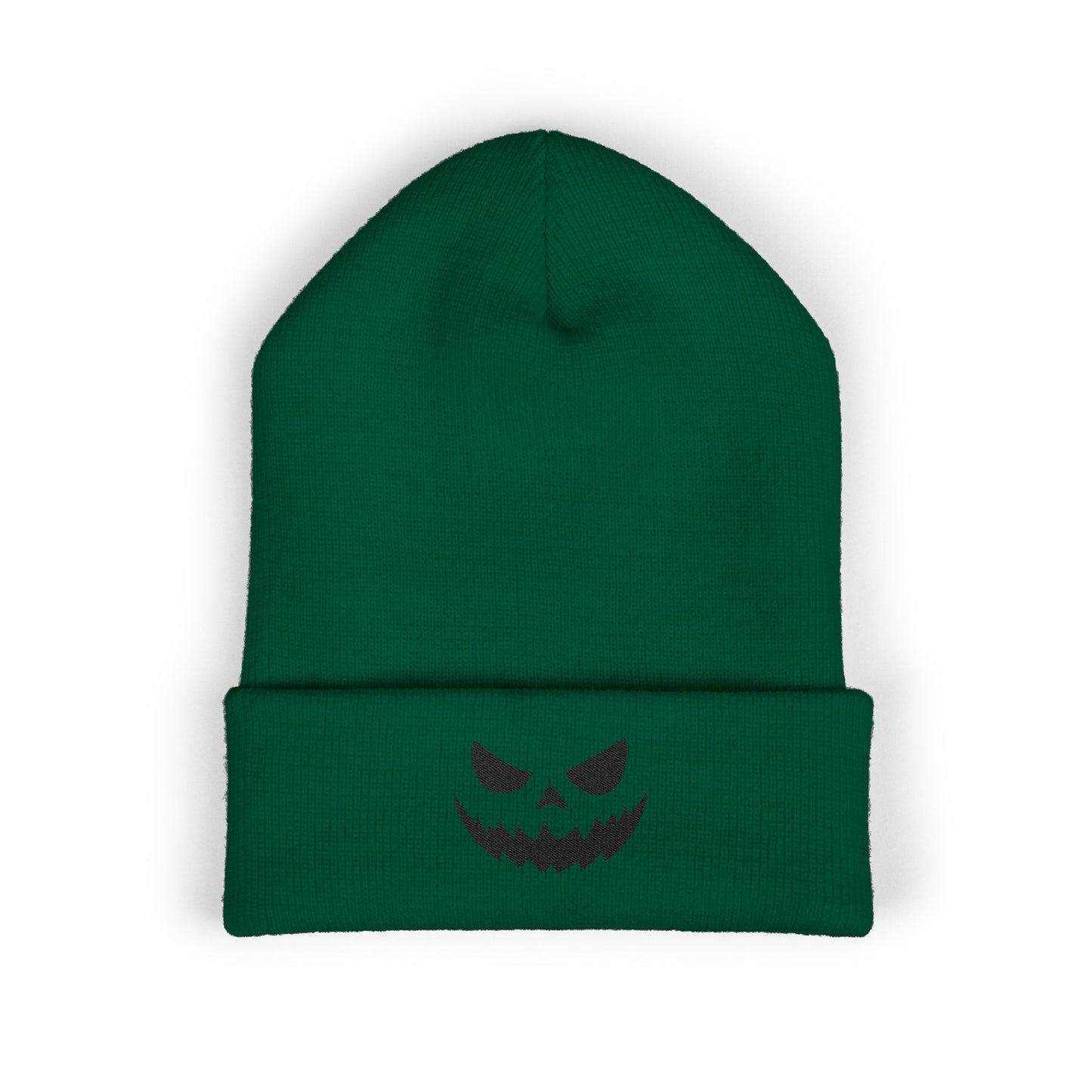 Spooky Pumpkin Embroidered Beanie, Halloween Hat, MRMRSJAMESON