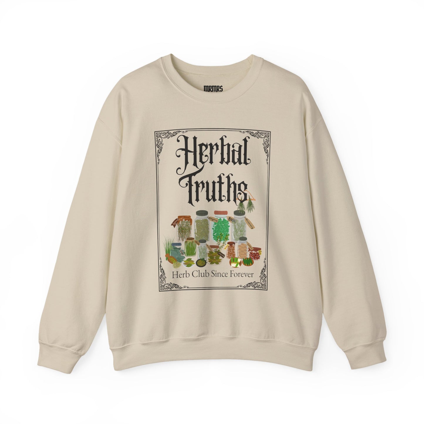Herbal Truths Crewneck Sweatshirt | MRMRSJAMESON | Herbalist, Botanical, Holistic, Nature