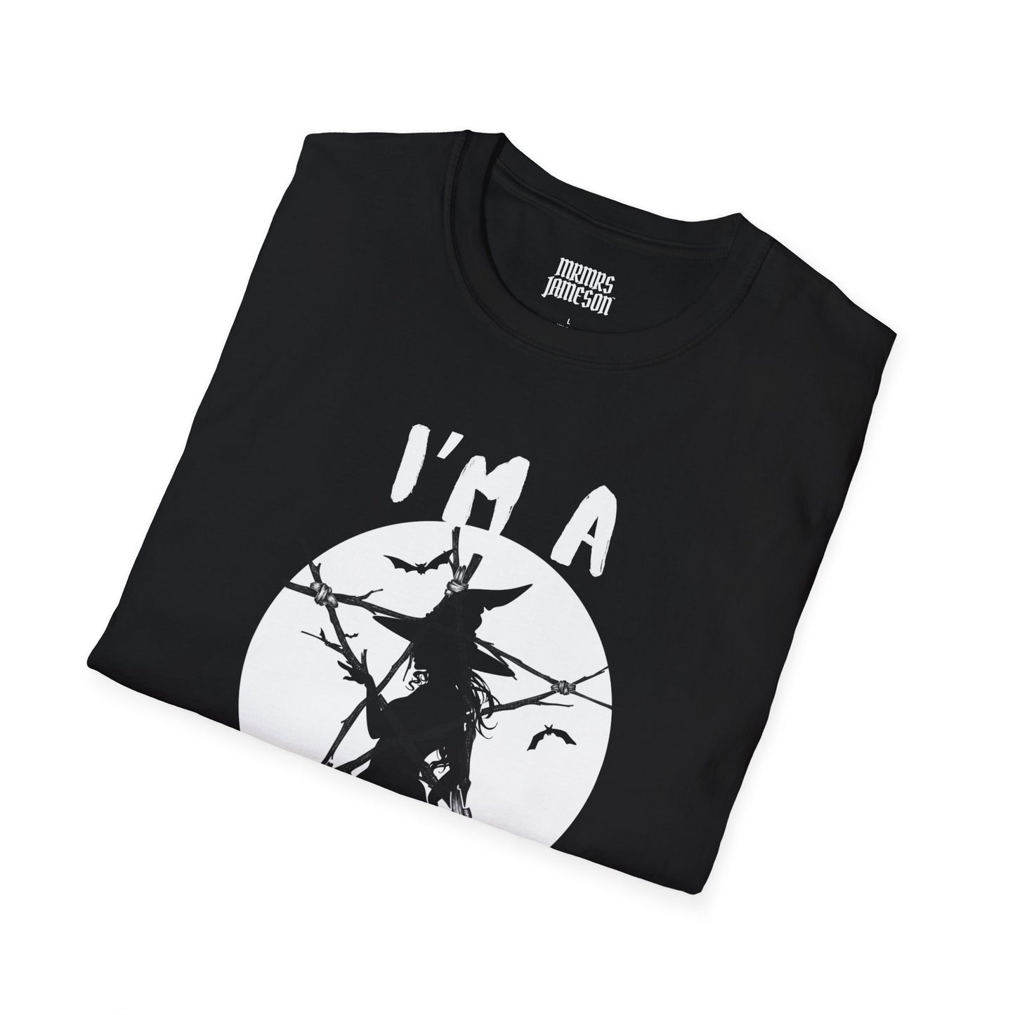 I’m a Real Witch Halloween T-Shirt, MRMRSJAMESON
