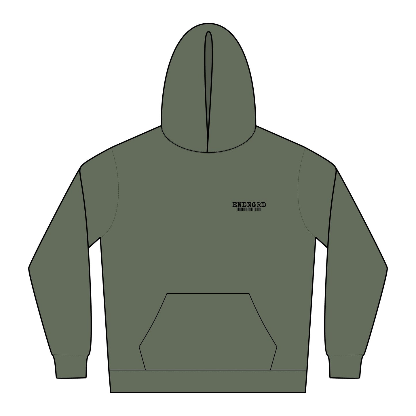 NEW Unisex Relaxed ENDANGERED Barcode Hoodie, MRMRSJAMESON