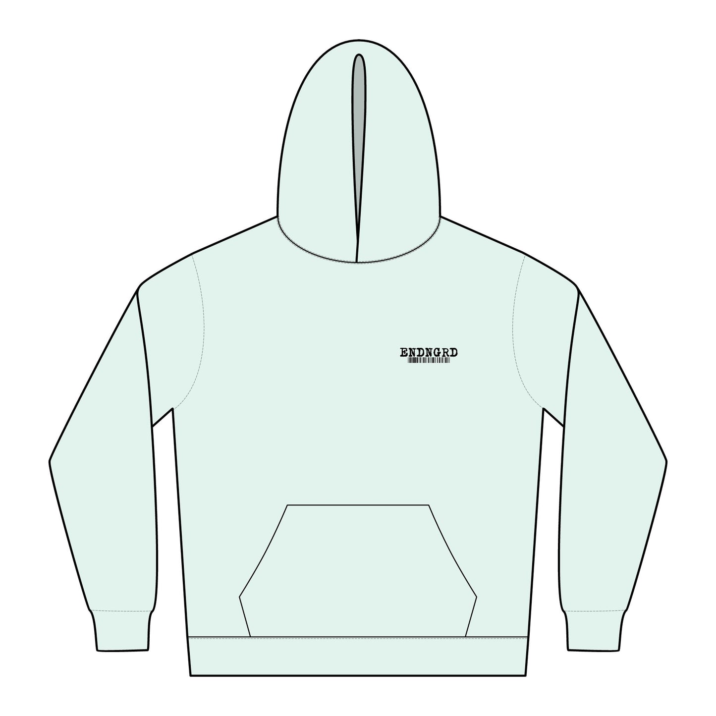 NEW Unisex Relaxed ENDANGERED Barcode Hoodie, MRMRSJAMESON
