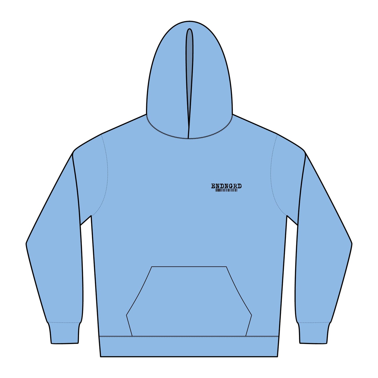 NEW Unisex Relaxed ENDANGERED Barcode Hoodie, MRMRSJAMESON