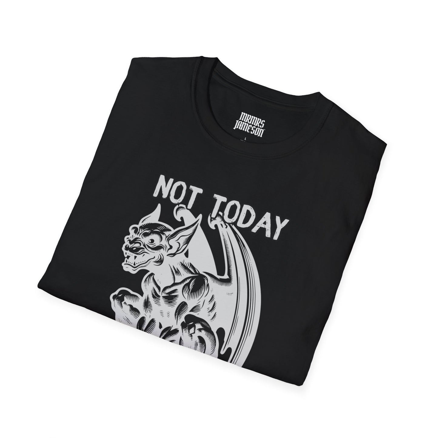 Not Today Satan T-Shirt, MRMRSJAMESON Shirts