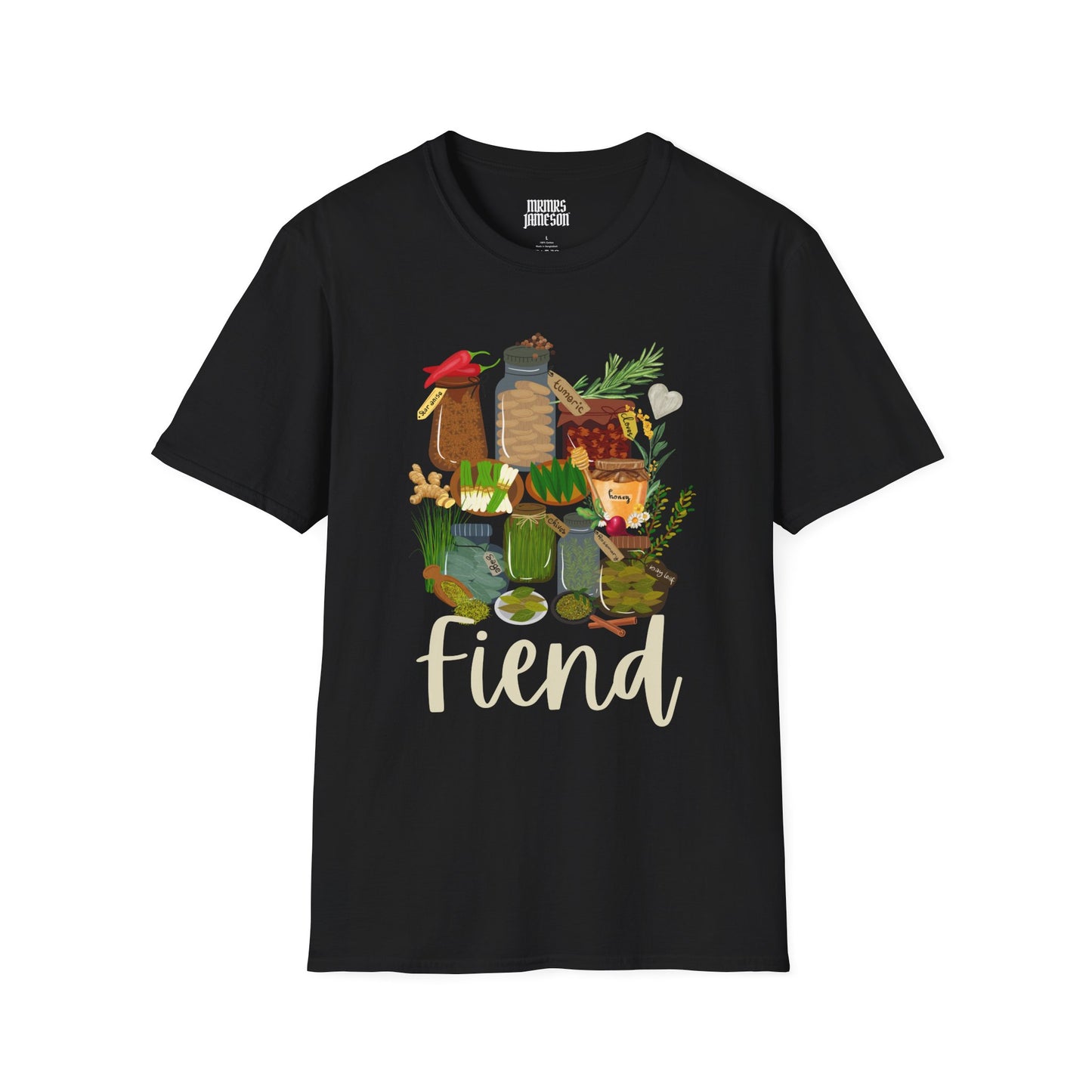 Herb Fiend T-Shirt, Herbalist, Naturopath, Holistic, MRMRSJAMESON Shirts