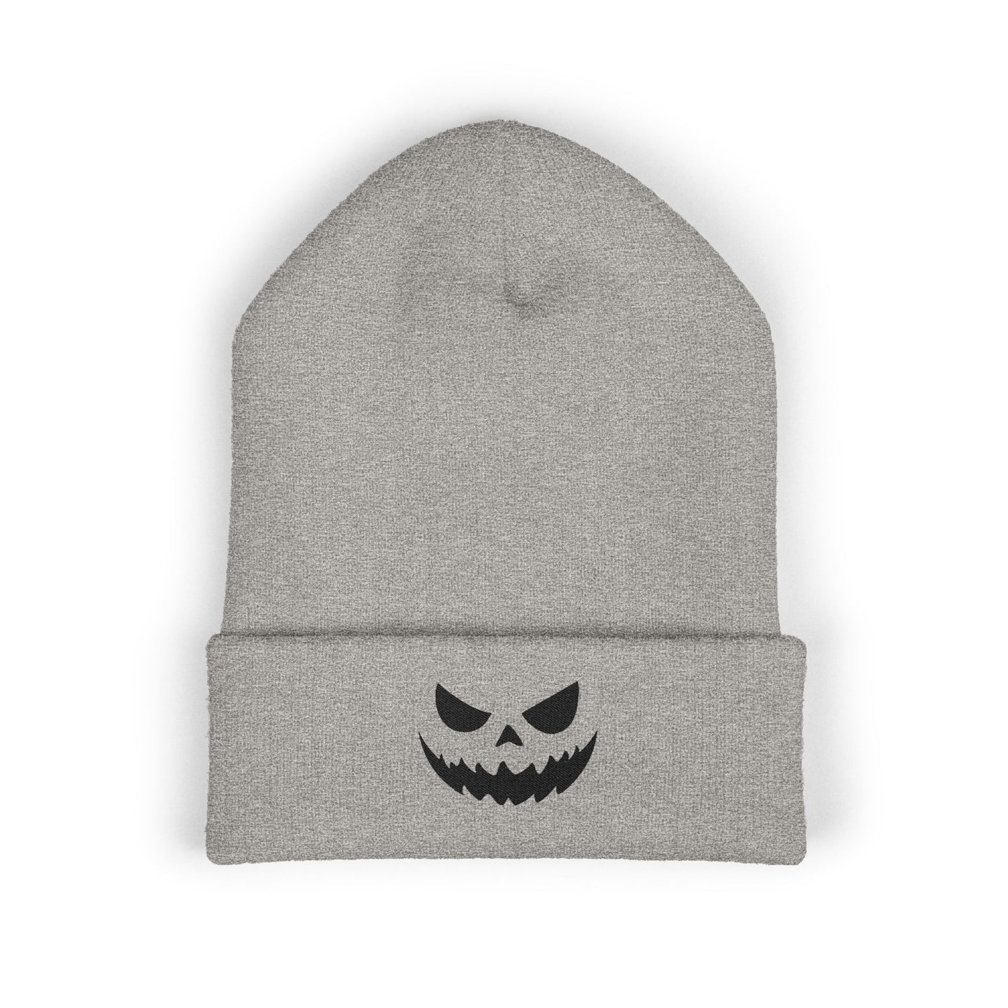 Spooky Pumpkin Embroidered Beanie, Halloween Hat, MRMRSJAMESON