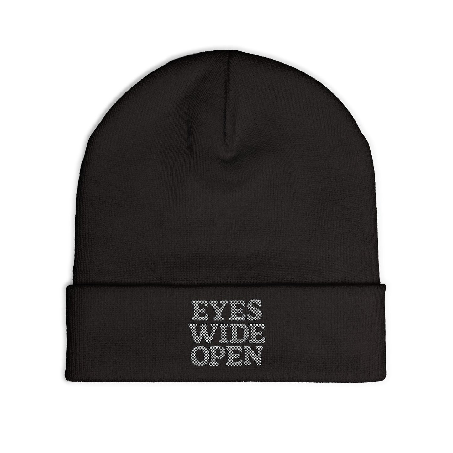 Eyes Wide Open Embroidered Beanie, Winter Hats, MRMRSJAMESON Hats