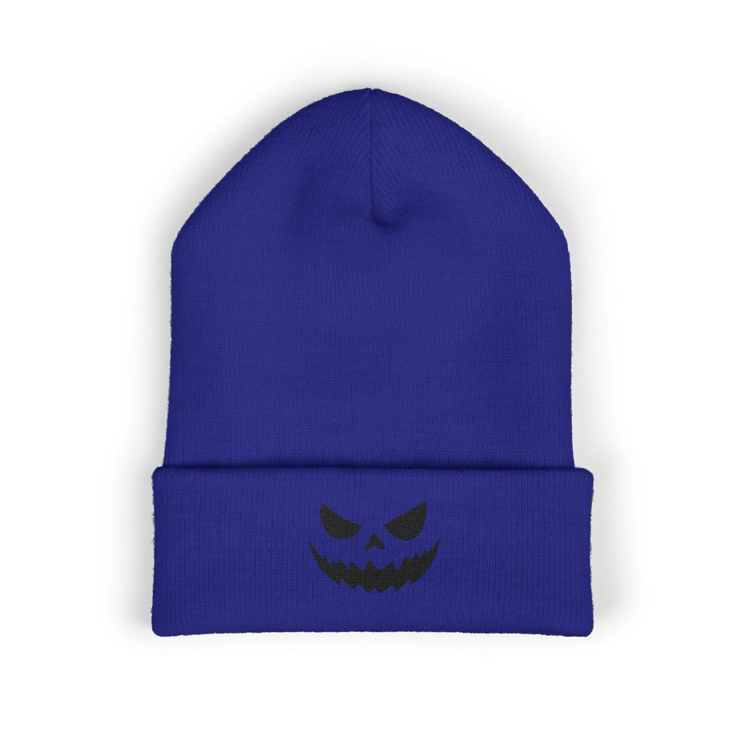 Spooky Pumpkin Embroidered Beanie, Halloween Hat, MRMRSJAMESON