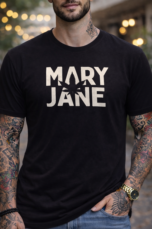 MaryJane T-Shirt, MJ Cannabis Weed Shirt, MRMRSJAMESON Shirts