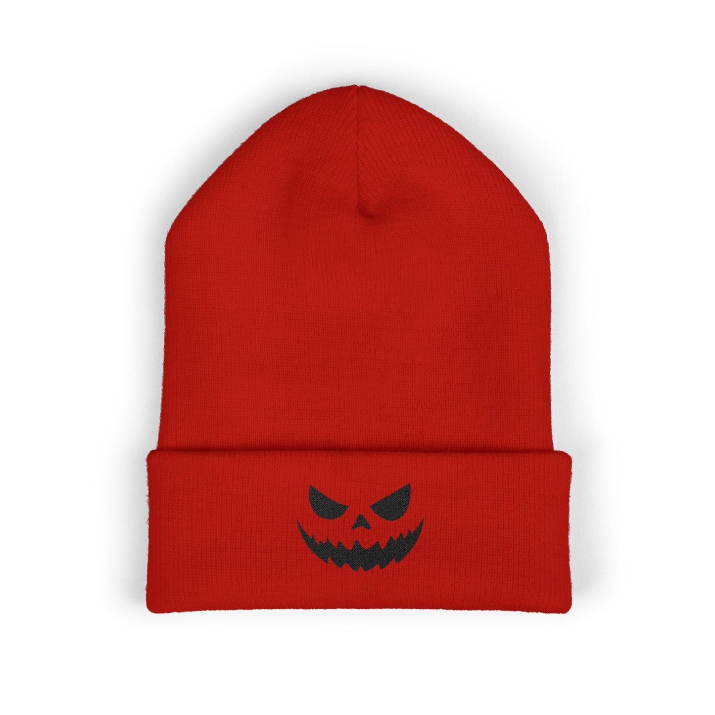 Spooky Pumpkin Embroidered Beanie,  Halloween Hat, MRMRSJAMESON
