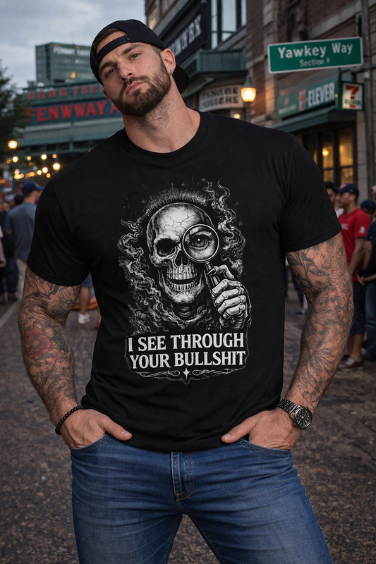 I See Through Your BS Unisex Graphic Tee