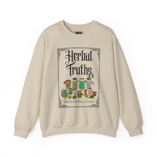 Herbal Truths Crewneck Sweatshirt | MRMRSJAMESON | Herbalist, Botanical, Holistic, Nature