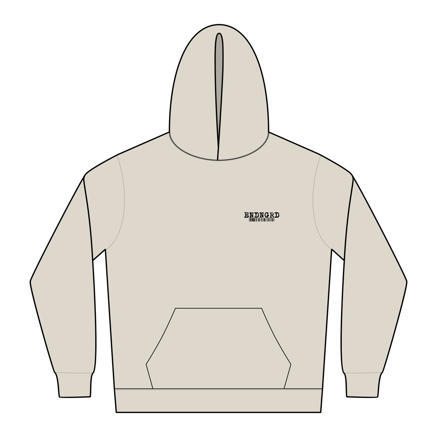 NEW Unisex Relaxed ENDANGERED Barcode Hoodie, MRMRSJAMESON