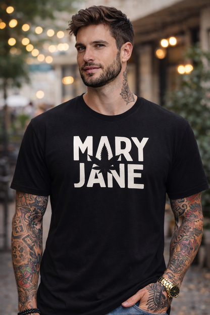 MaryJane T-Shirt, MJ Cannabis Weed Shirt, MRMRSJAMESON Shirts