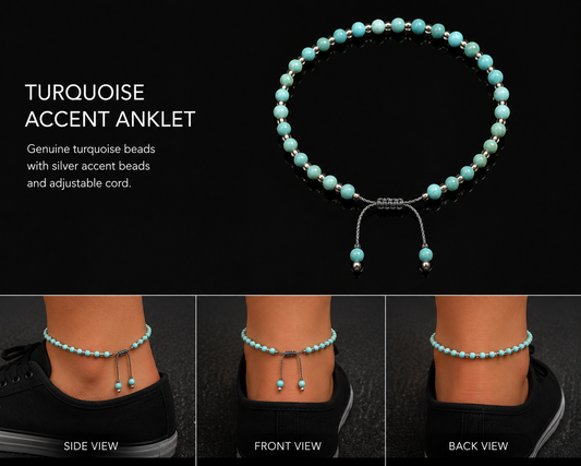 Healing Turquoise Anklet