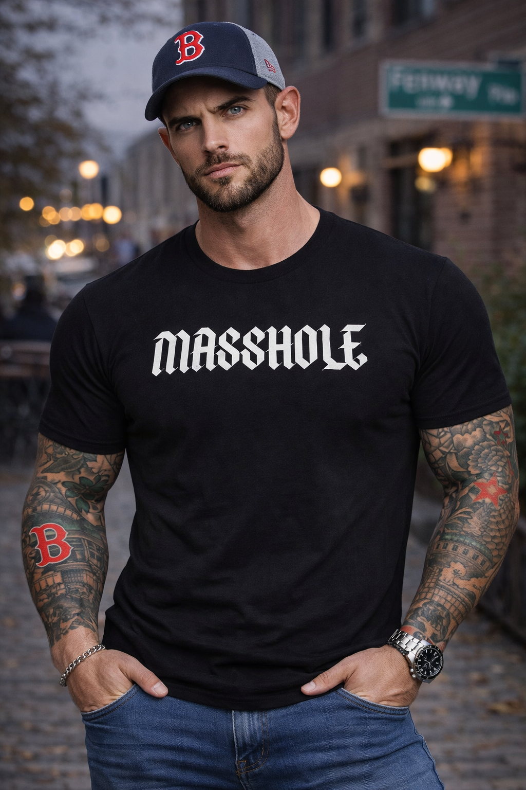 Masshole Shirt, Boston T-Shirt, Funny Boston Tee, Massachusetts Pride Shirt, New England Apparel, Gothic Font Tee, Unisex