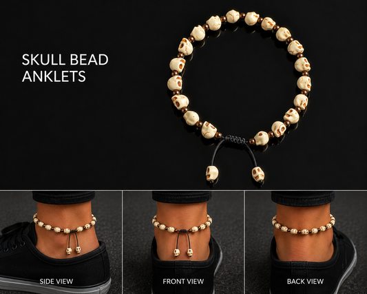 Bone Yard Skull Anklet