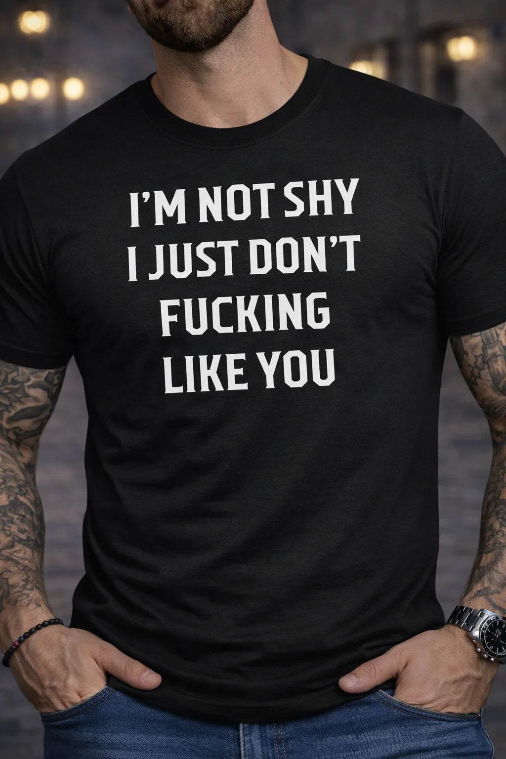 I’m Not Shy Bold Statement Unisex Graphic Tee